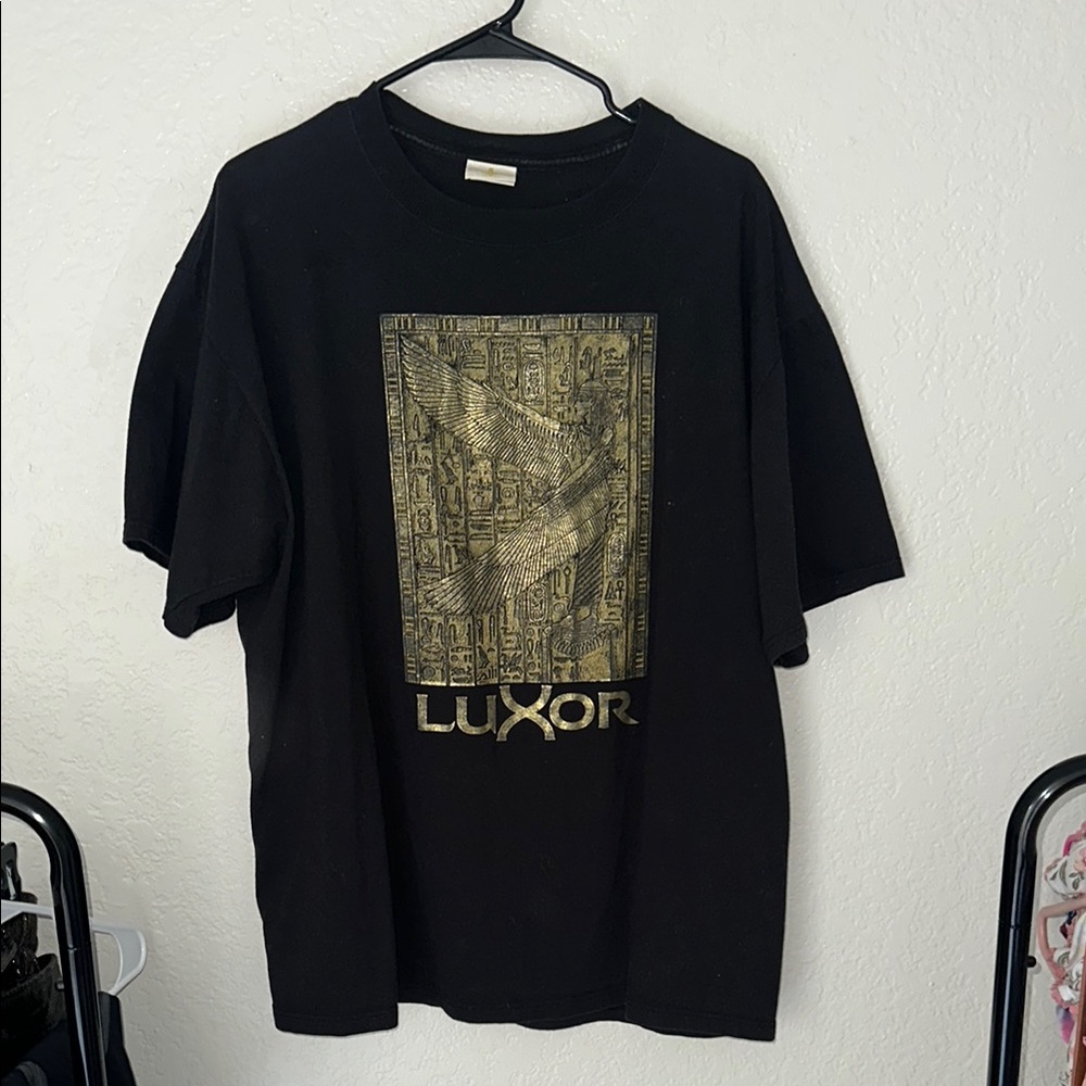 LUXOR Egyptian 100% cotton XL black Tee